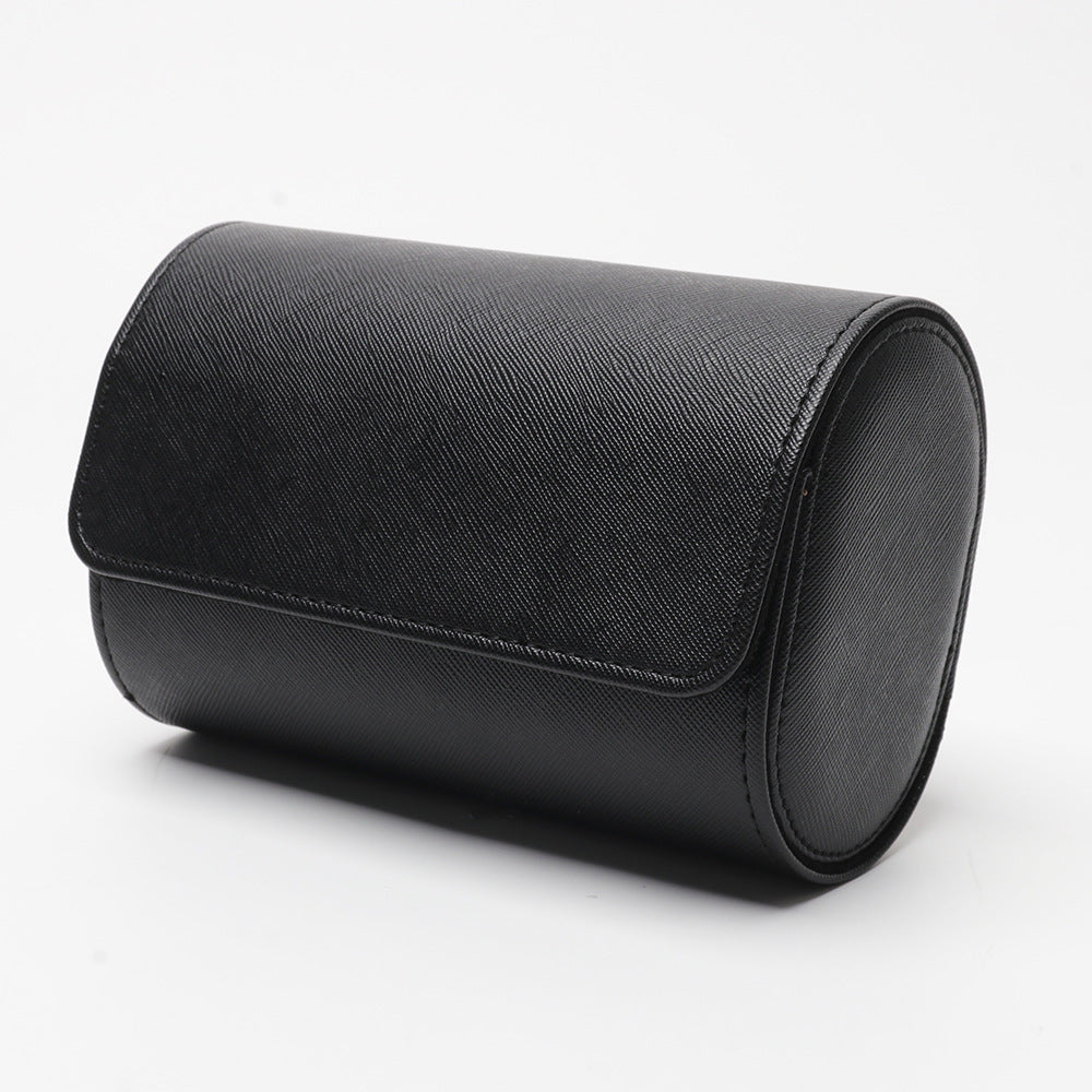 Leather Two Watch Storage Box