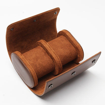 Leather Two Watch Storage Box